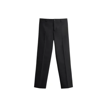 ZARA Suit Trousers Men Black