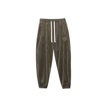 Muscle Dog Casual Pants Men Army Green