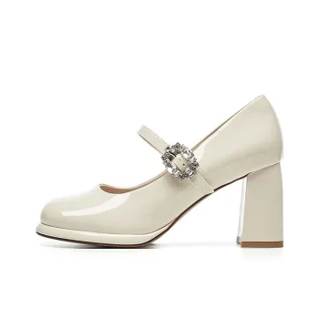 DAPHNE Chunky Heel High Heels 7.5CM Women's