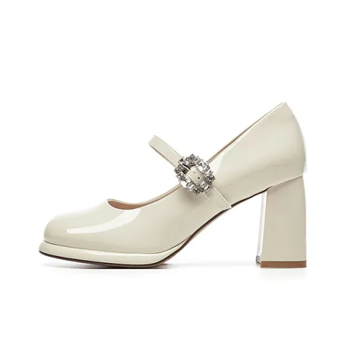 DAPHNE Chunky Heel High Heels 7.5CM Women's
