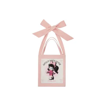 POP MART MOLLY Daily Look Cotton Portable Crossbody Bag, Shoulder Bag Women's Pink