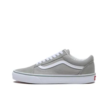 Vans Old Skool Anti Slip Wear Resistant Low Top Skateboard Shoes Men's Light Gray
