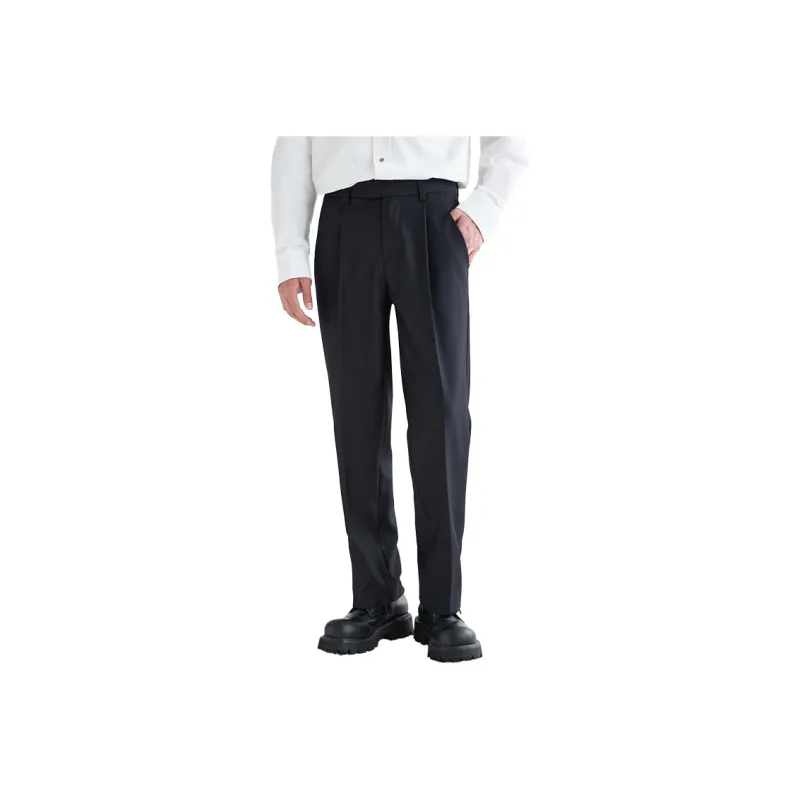A.B.X Seasonal Wide Leg Opening Stackable Spring And Fall Casual Pants Men's-4