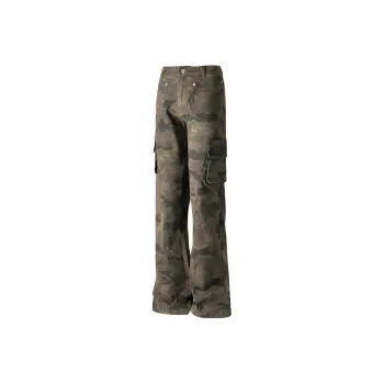 BEAR UNION Cargo Pants Unisex Camouflage