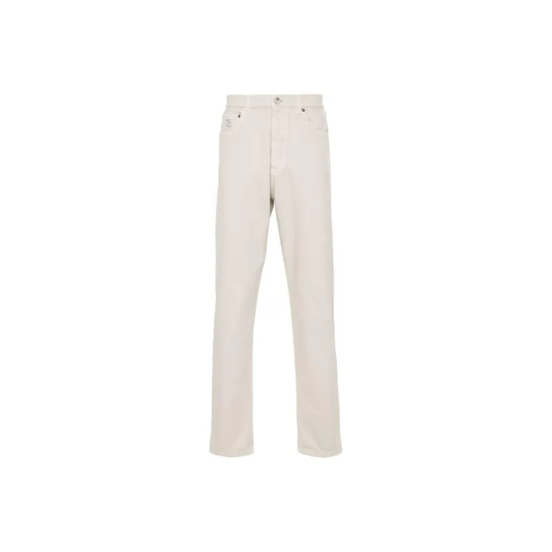 Brunello Cucinelli Mid rise Tapered Jeans-0