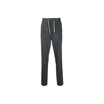 Brunello Cucinelli Drawstring Pleated Trousers