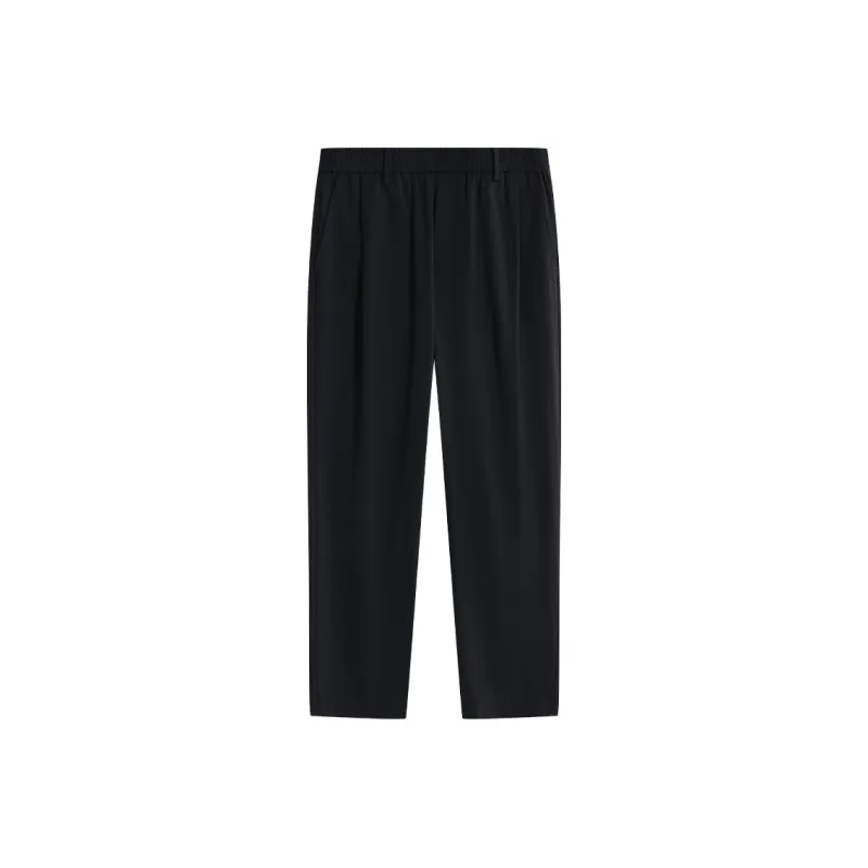 ZIOZIA x TONGQINNANZHUANG Summer Casual Pants Men's Black-0