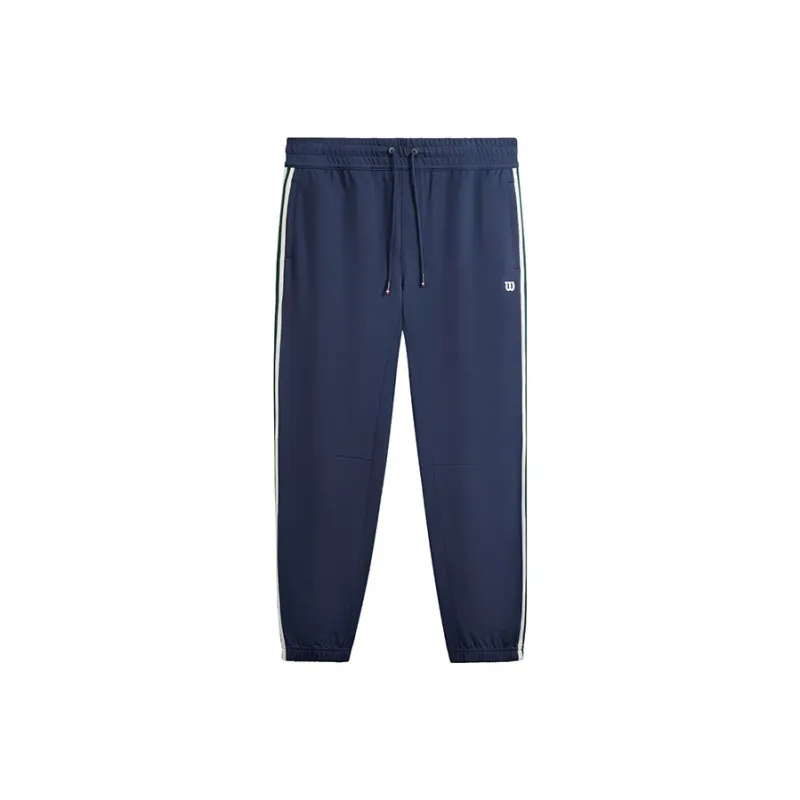 Wilson CLAIRMONT Knitted Sports Pants Men's Marine Blue-0