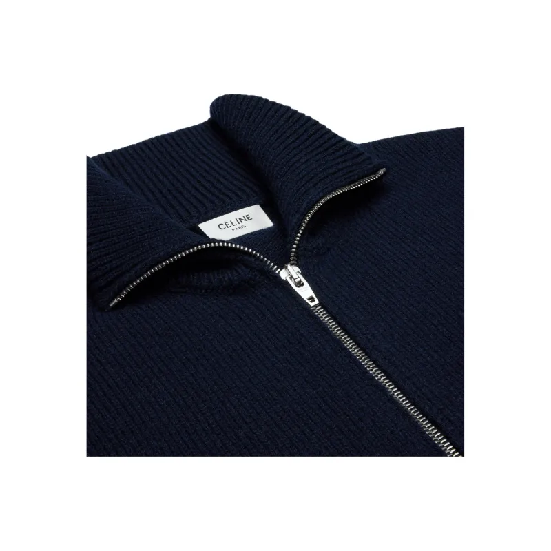 CELINE Triomphe Trucker Sweater In Wool Cashmere-2