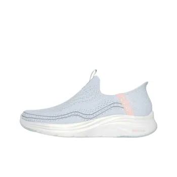 Skechers Vapor Foam Anti Slip Wear Resistant Low Top Casual Shoes Women's Blue