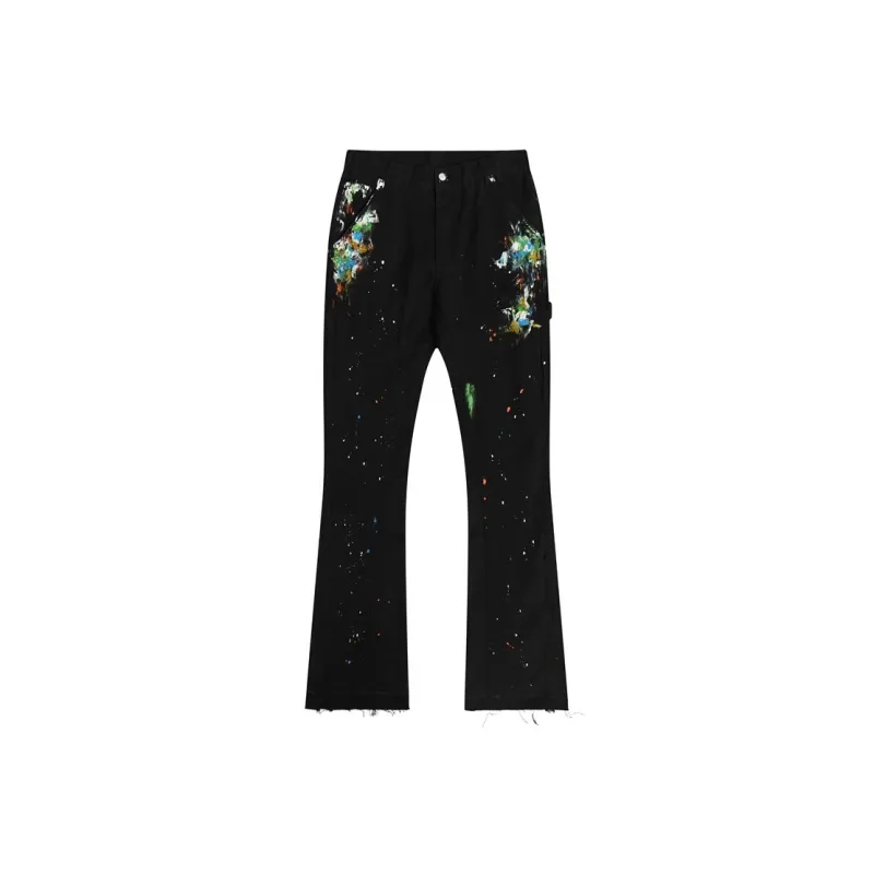 SSSAINT LOUIS Casual Pants Unisex Black-0