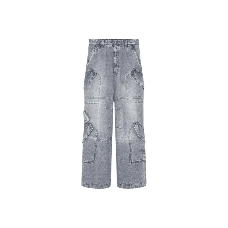 VERSACE Pocket Detailed Cargo Jeans-0