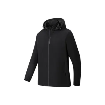 Erke Tennis Series Trench Coat Men's Black