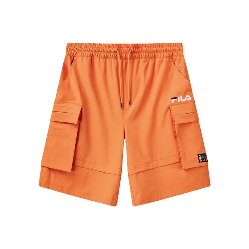 FILA Cargo Shorts Men Sun Orange