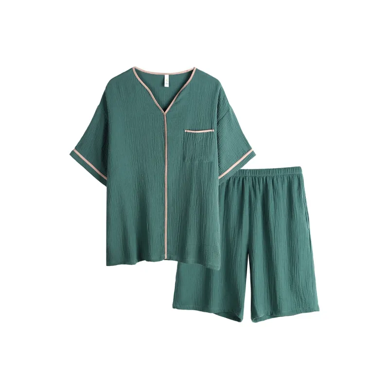 Xuan Liang Pajama Set Men's Forest Green-0