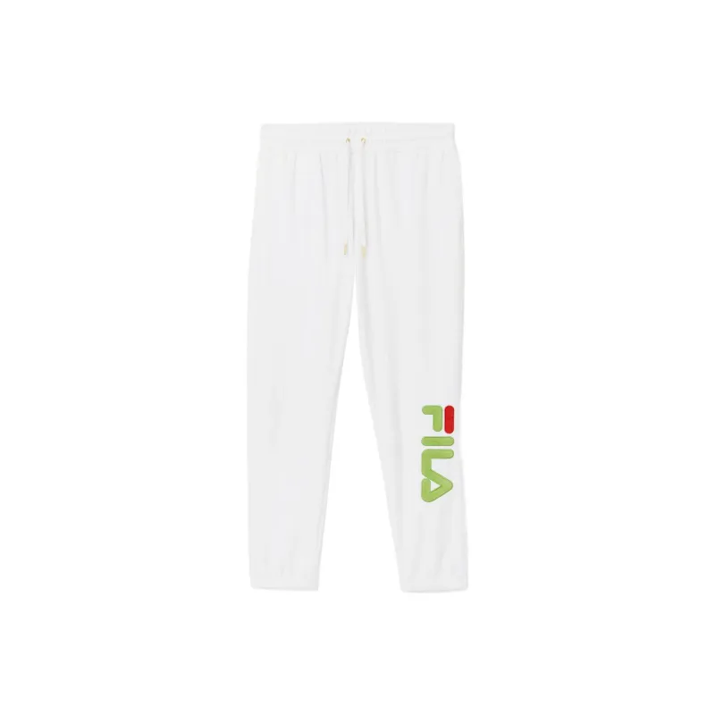 FILA Mansur Casual Pants Unisex White/Forest Green/Red-0