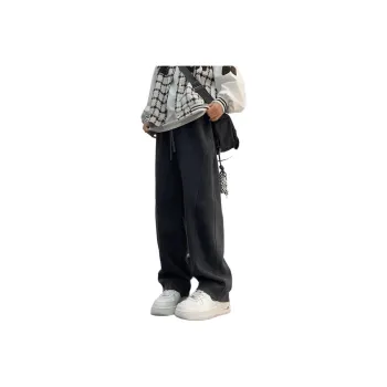 Duke Car Casual Pants Unisex Washed Gray