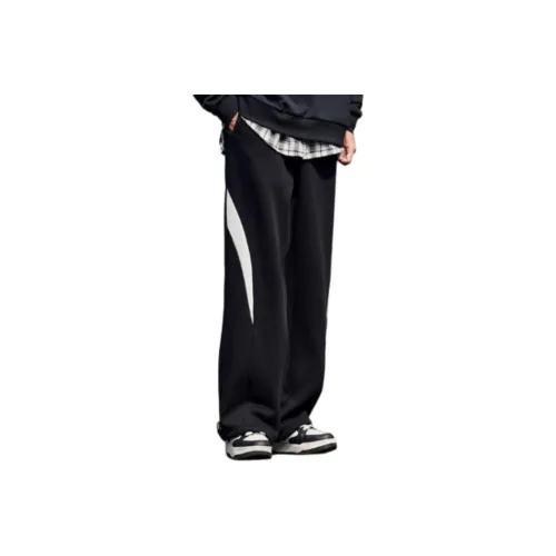 ANTA Casual Pants Men Basic Black 4