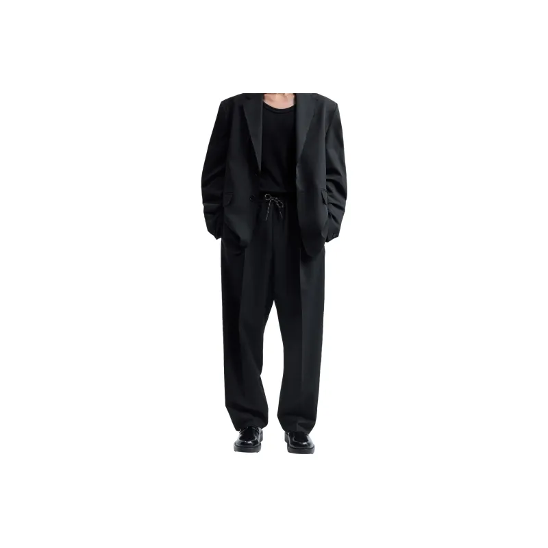 ZARA Suit Trousers Men Black-0