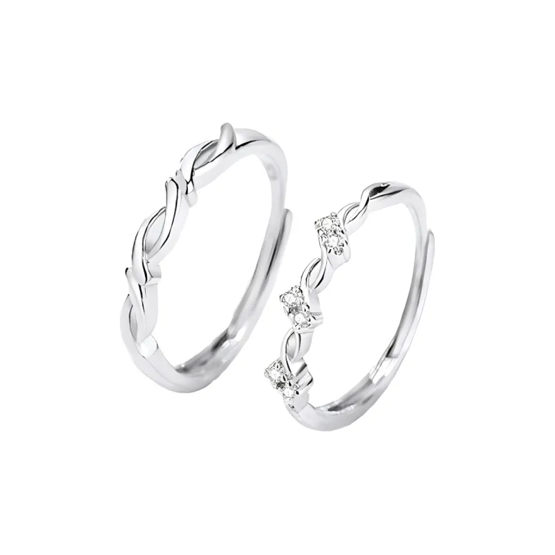 DAWO 999 Fine Silver Rings Unisex-0