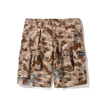 A BATHING APE Sand Camo Multi Pocket Wide Fit Shorts