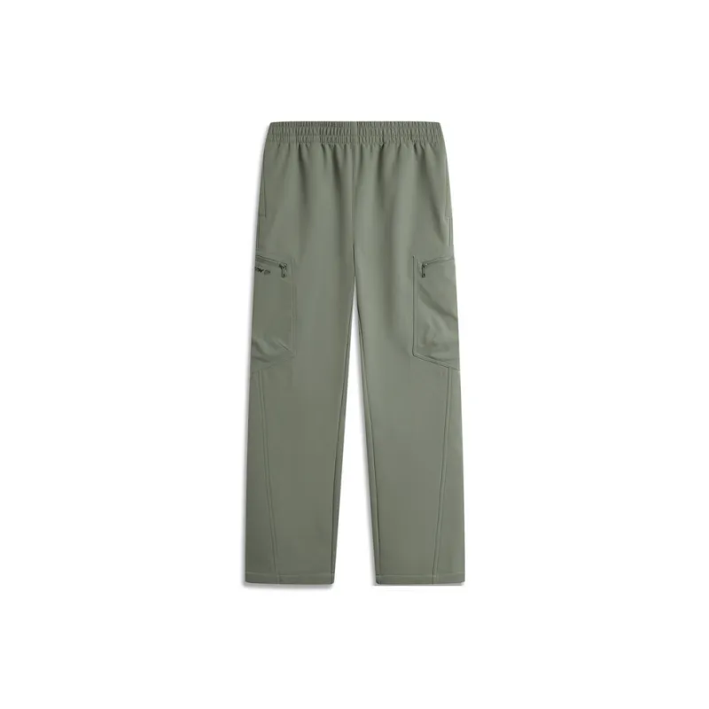 LiNing CF Tracing Casual Pants Men's Screw Smoke Green-0