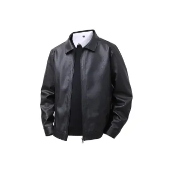 PIERRE CARDIN Leather Jacket Men's