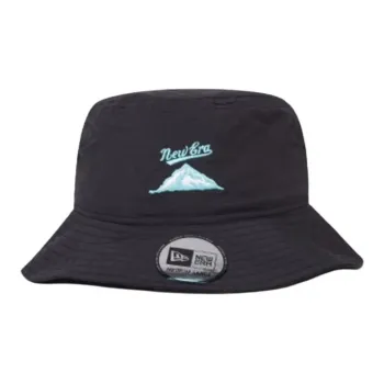 New Era Polyamide Bucket Hats Unisex Black