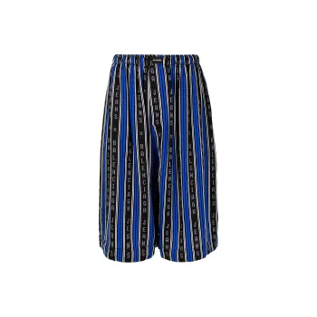 Balenciaga Casual Shorts Men Blue