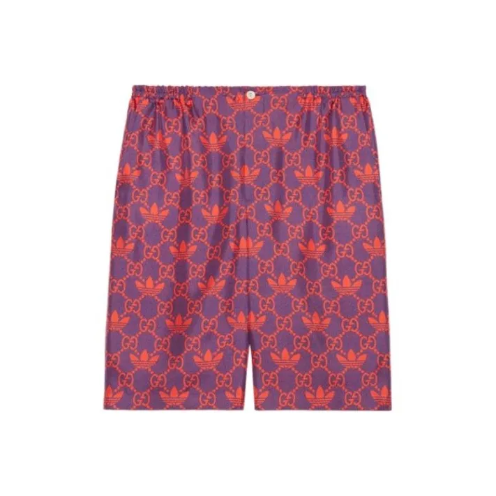 GUCCI X Adidas Macro Gg Shorts-0