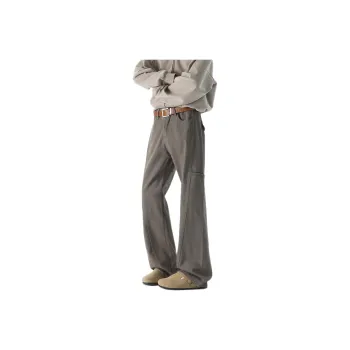 LISENPOK Cargo Pants Unisex Coffee