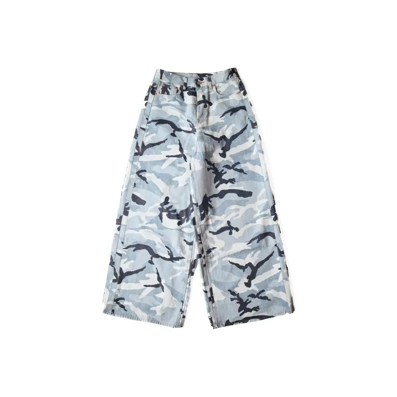 Vetements Camo Big Shape Jeans-0