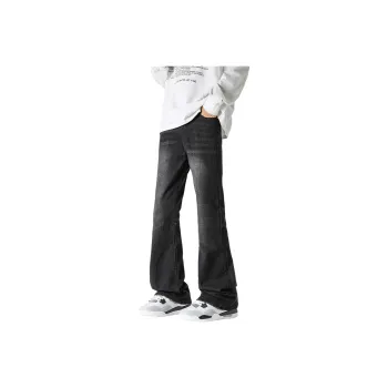 FASTFISH Jeans Unisex Black Gray Color