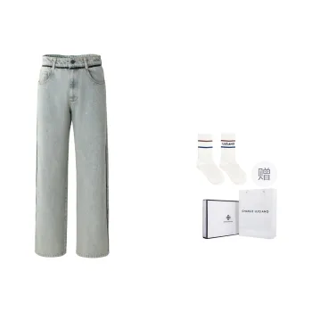 Charlie Luciano Jeans Unisex Gray White