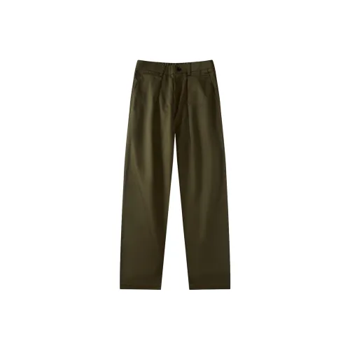 I'm David Casual Pants Unisex Army Green