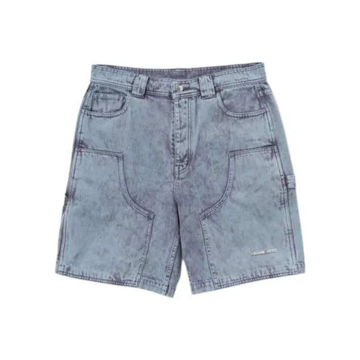 A BATHING APE Denim Shorts Unisex Blue-0