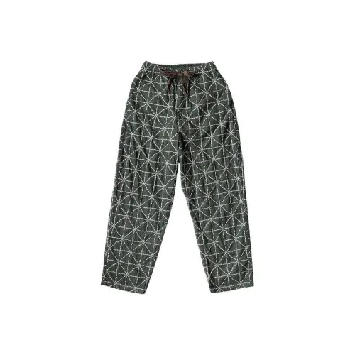 Kapital 8oz Color Denim Folk Dojo Embroidery Easy Pants