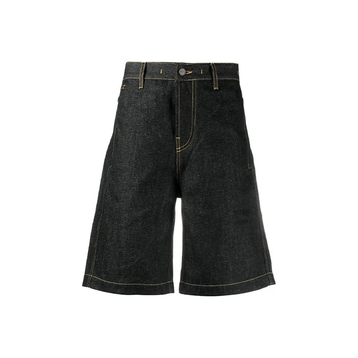 Jacquemus Denim Shorts Men Dark Blue-0