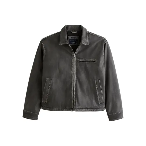 Abercrombie＆Fitch Jackets Men Black
