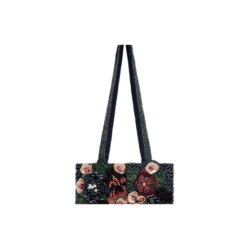 ZARA Polyester Tote Bag, Shoulder Bag, Shopping Bag Mini Women's Multicolor-4