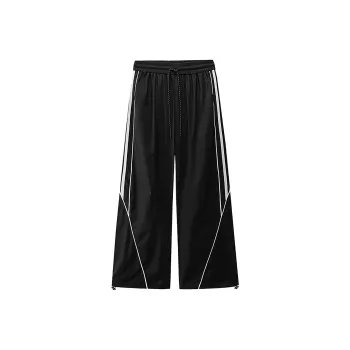 NONEVENT Casual Pants Unisex Black