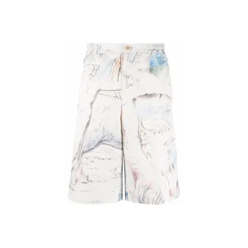 Alexander McQueen Allover Printed Chino Shorts