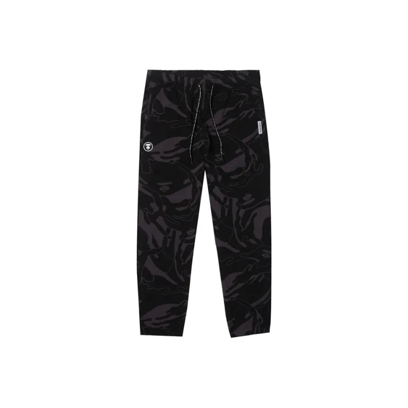 Aape Graphic-print Tapered Trousers-0