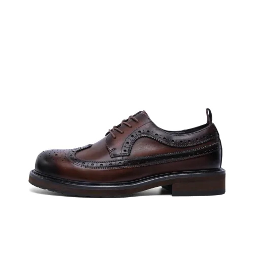 PALMPOLO Dress Shoes Men Low Top