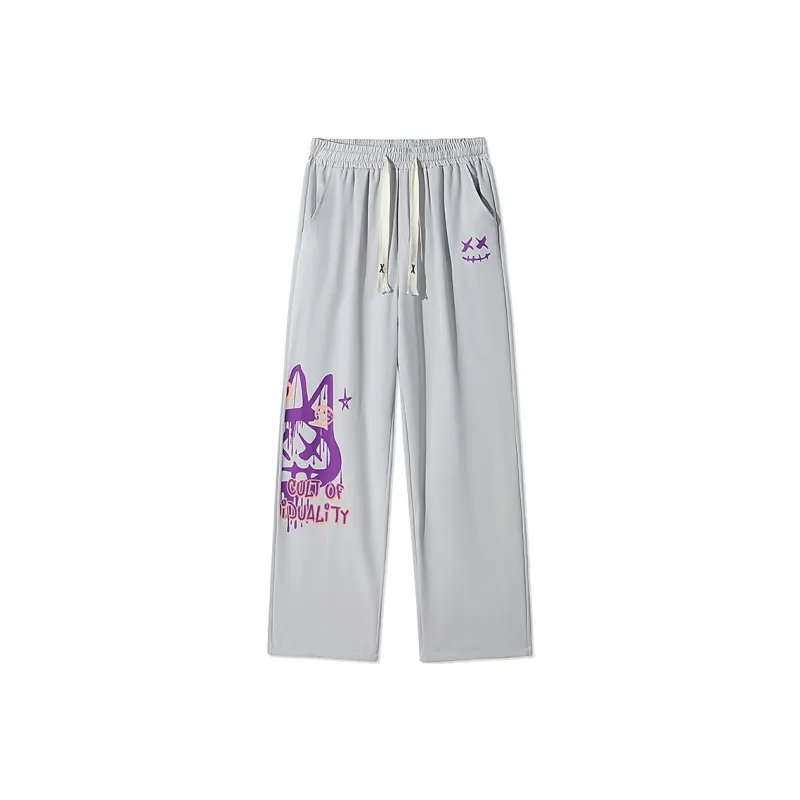 CULT OF INDIVIDUALITY Casual Pants Unisex Black-6