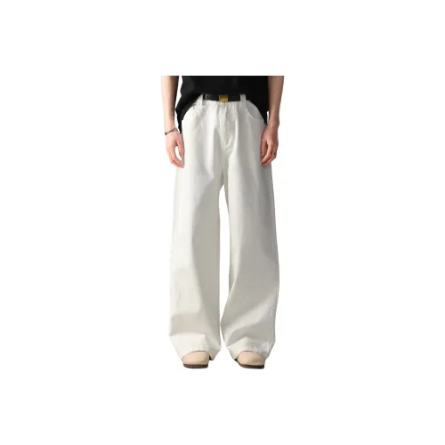 LA'T.WEEKEND Jeans Unisex White