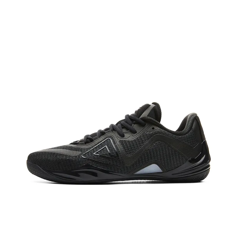 PEAK Taoji Unique, Black Warrior, Box Included Cushioning, Slip Resistant, Rebound Low Top Basketball Shoes Men's-2