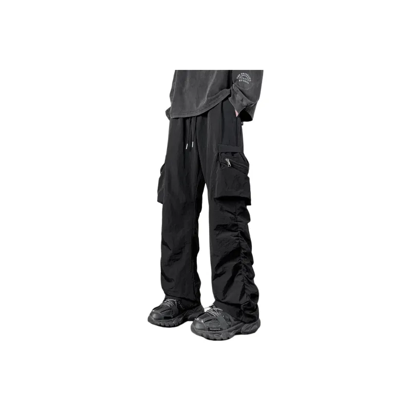 CAREBEARS Cargo Pants Unisex Black-0
