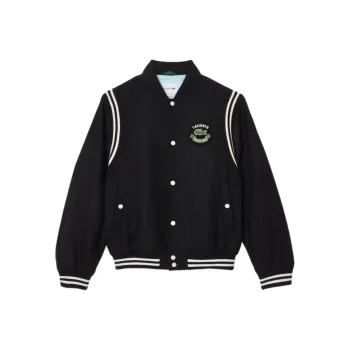LACOSTE Varsity Logo Patch Jacket