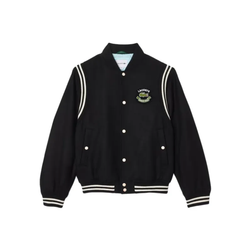 LACOSTE Varsity Logo Patch Jacket-0